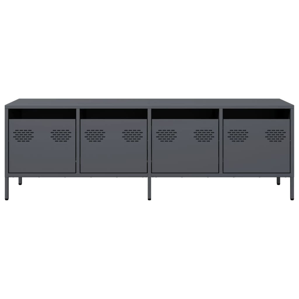 TV Cabinet Anthracite 135x39x43.5 cm Cold-rolled Steel