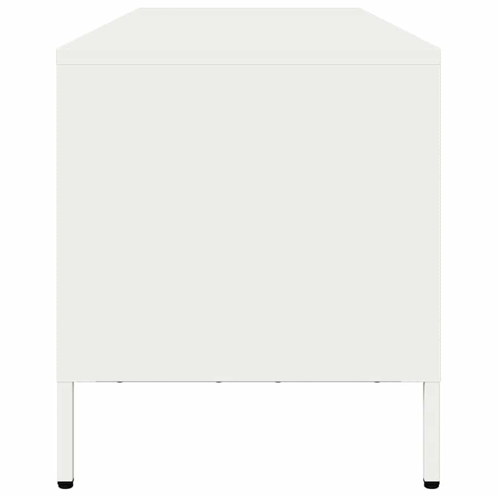 TV Cabinet White 135x39x43.5 cm Cold-rolled Steel