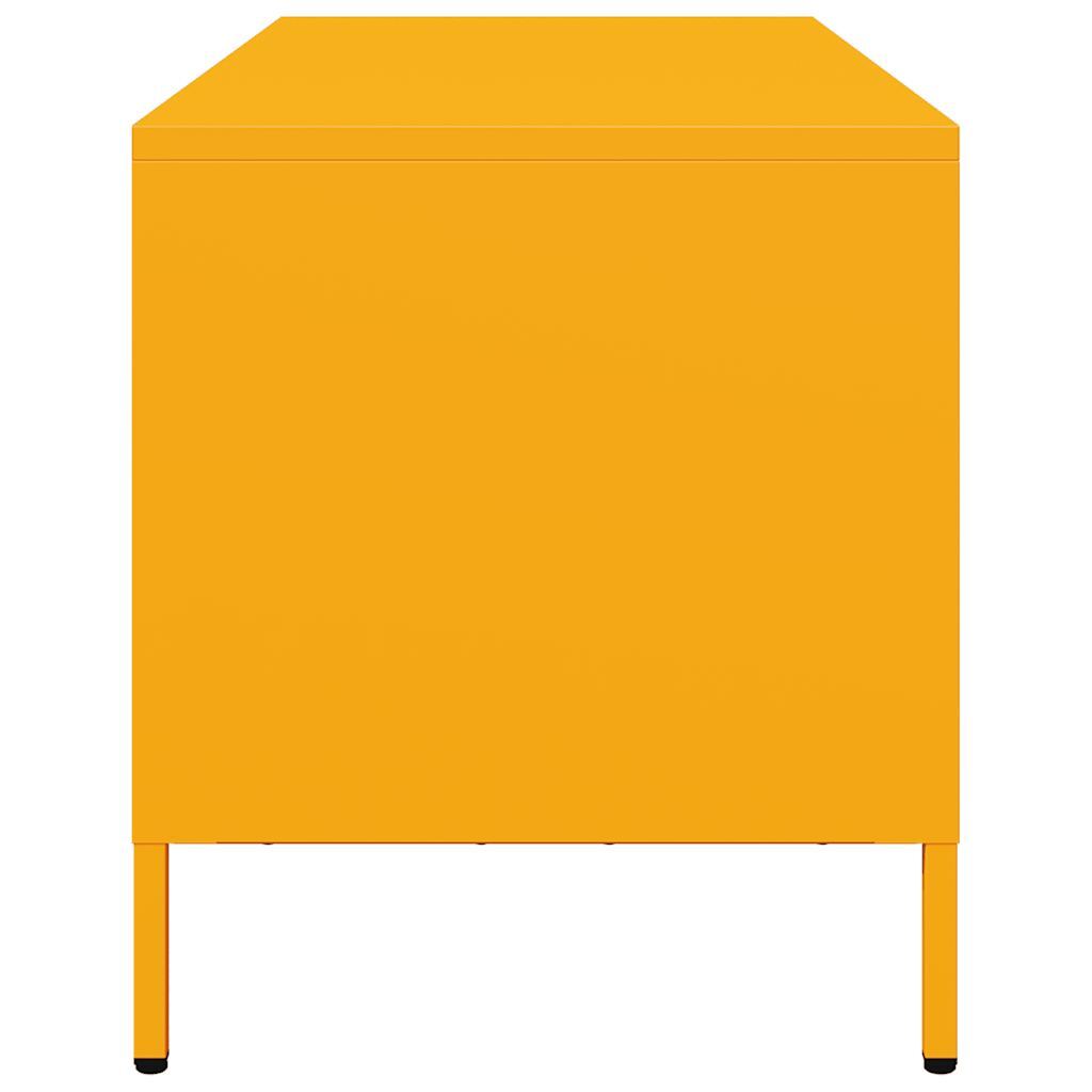 TV Cabinet Mustard Yellow 101.5x39x43.5 cm Cold-rolled Steel