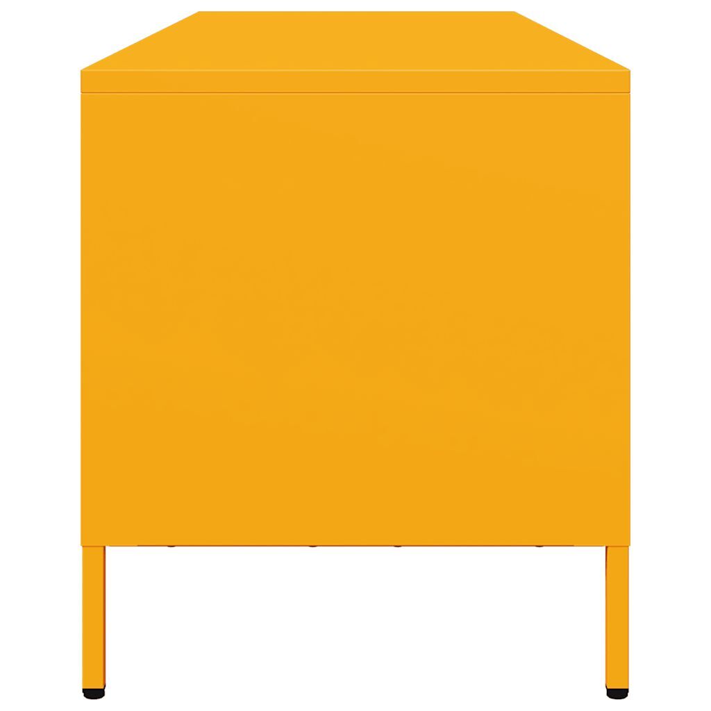 TV Cabinet Mustard Yellow 135x39x43.5 cm Cold-rolled Steel
