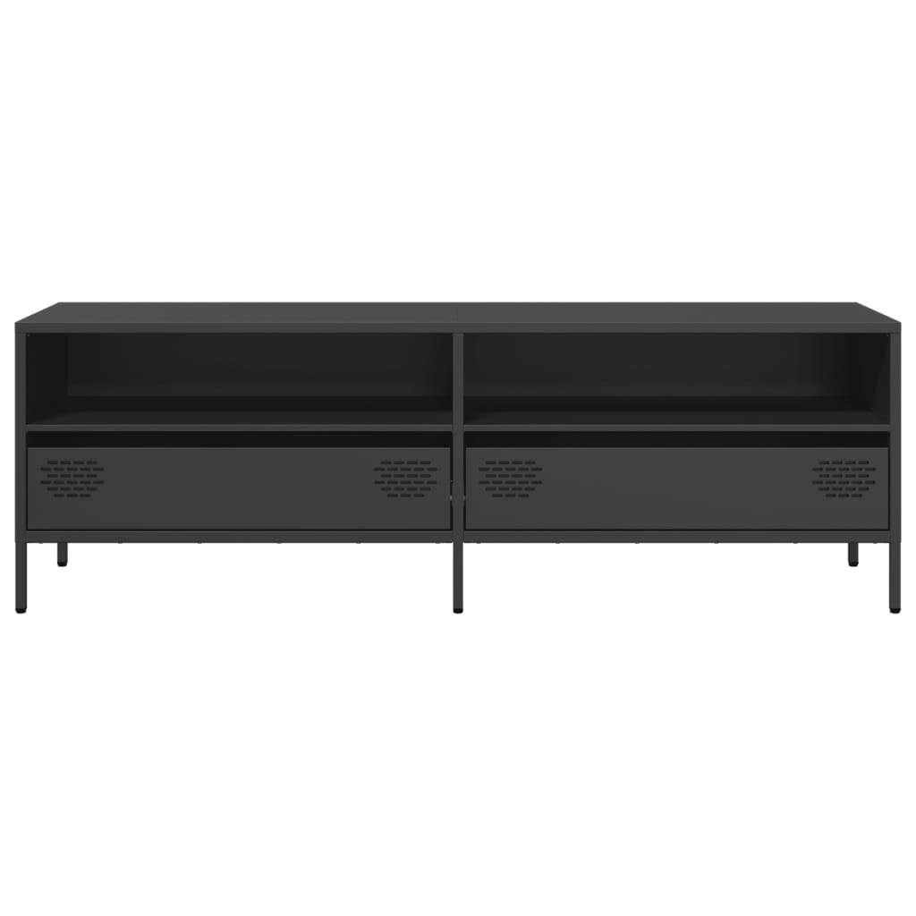 TV Cabinet Black 135x39x43.5 cm Cold-rolled Steel
