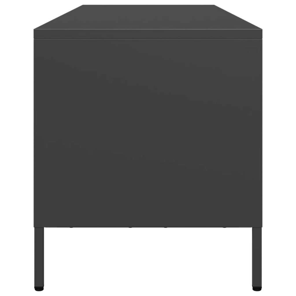 TV Cabinet Black 135x39x43.5 cm Cold-rolled Steel
