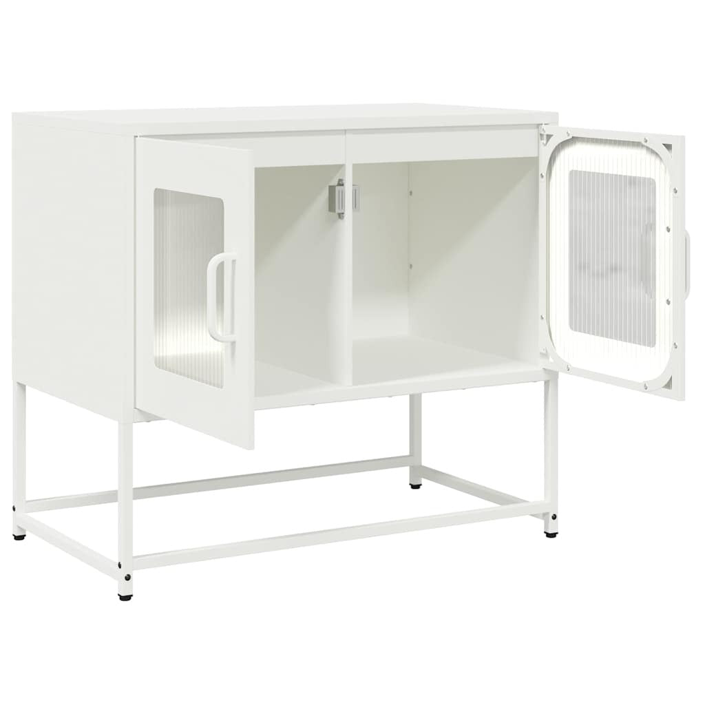 TV Cabinet White 68x39x60.5 cm Cold-rolled Steel