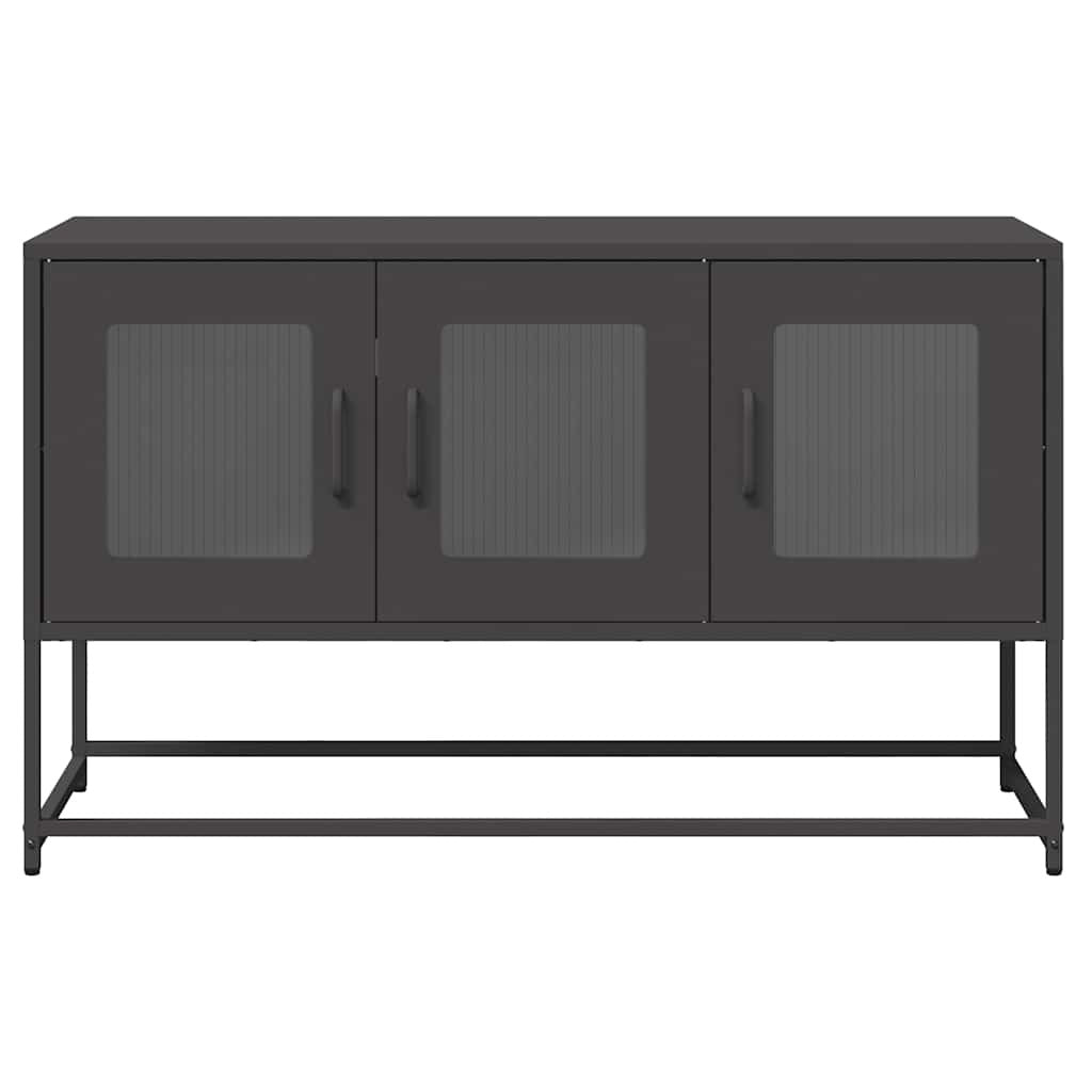 TV Cabinet Black 100.5x39x60.5 cm Cold-rolled Steel