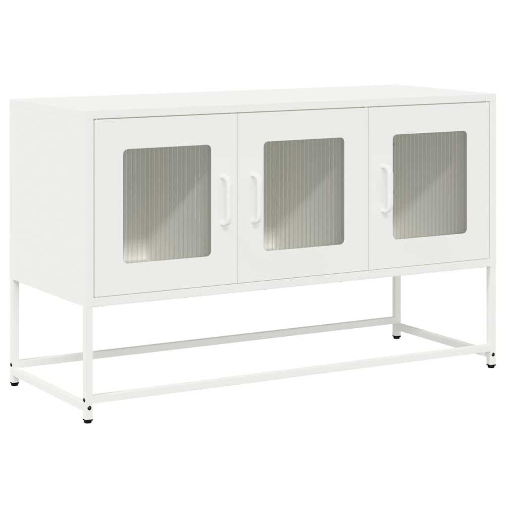 TV Cabinet White 100.5x39x60.5 cm Cold-rolled Steel