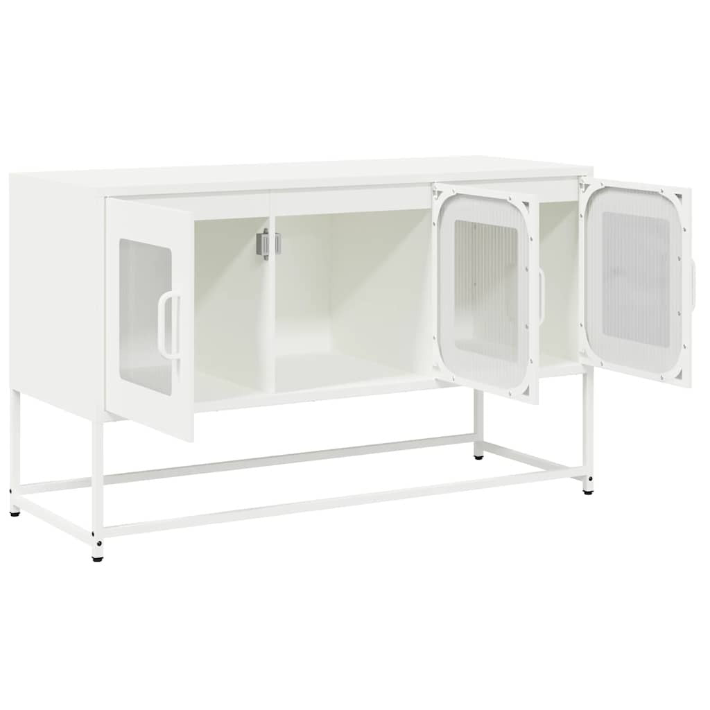 TV Cabinet White 100.5x39x60.5 cm Cold-rolled Steel