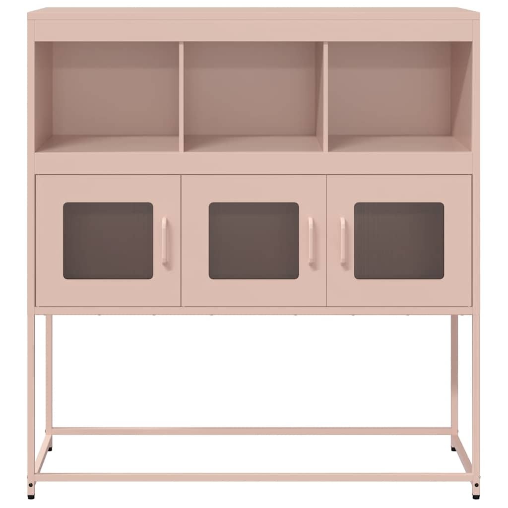 Sideboard Pink 100.5x39x107 cm Cold-rolled Steel