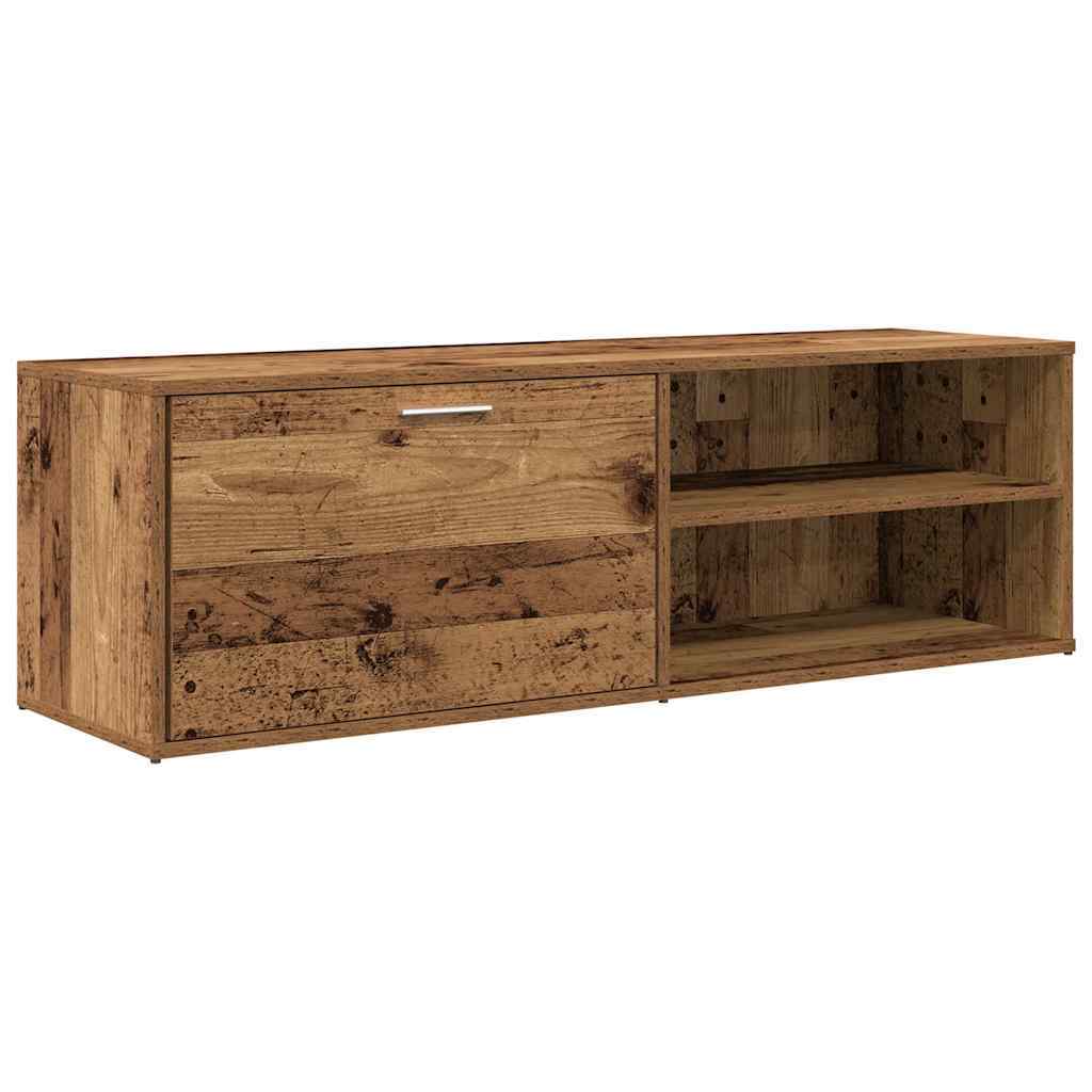 TV Cabinet Old Wood 120x34x37 cm Engineered Wood
