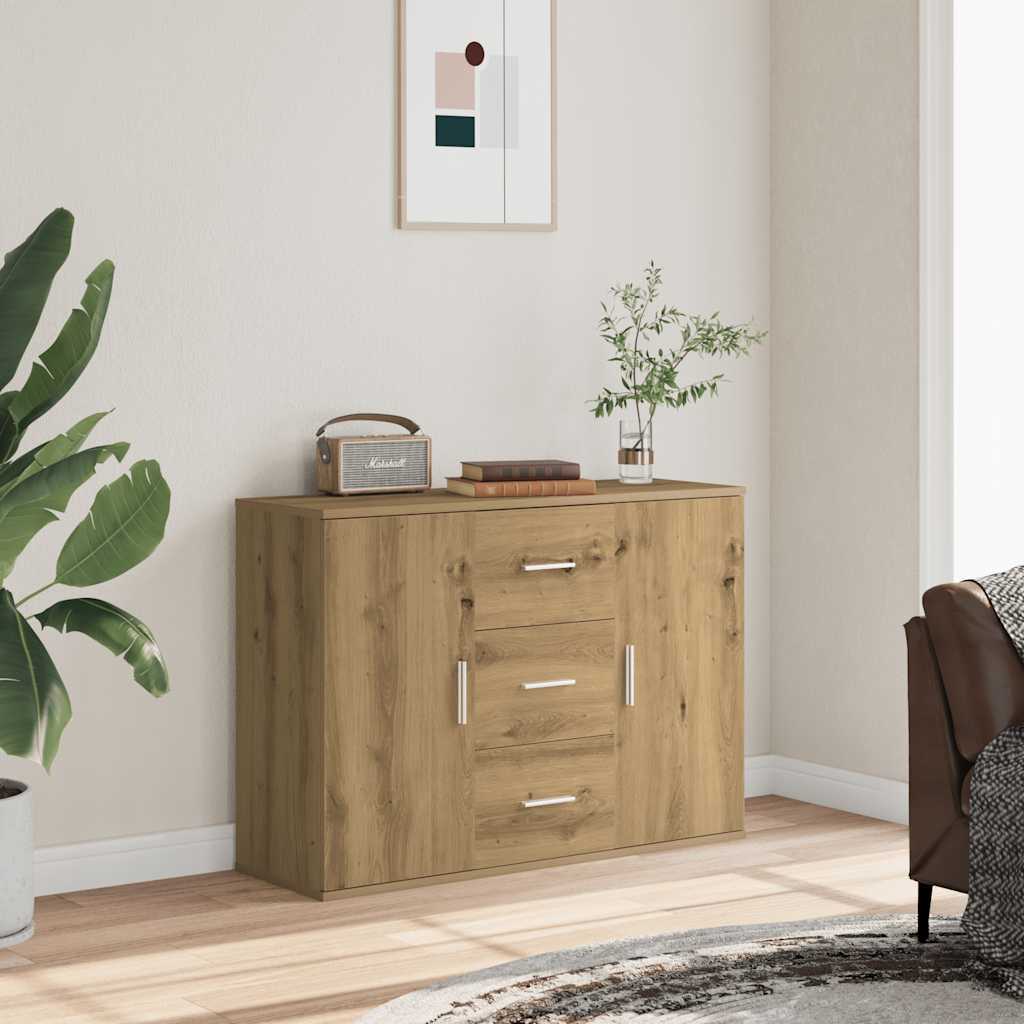 Sideboard Artisan Oak 90x29.5x65 cm Engineered Wood