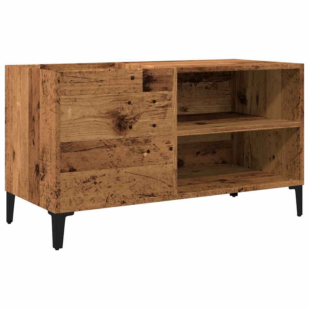 Record Cabinet Old Wood 84.5x38x48 cm Engineered Wood