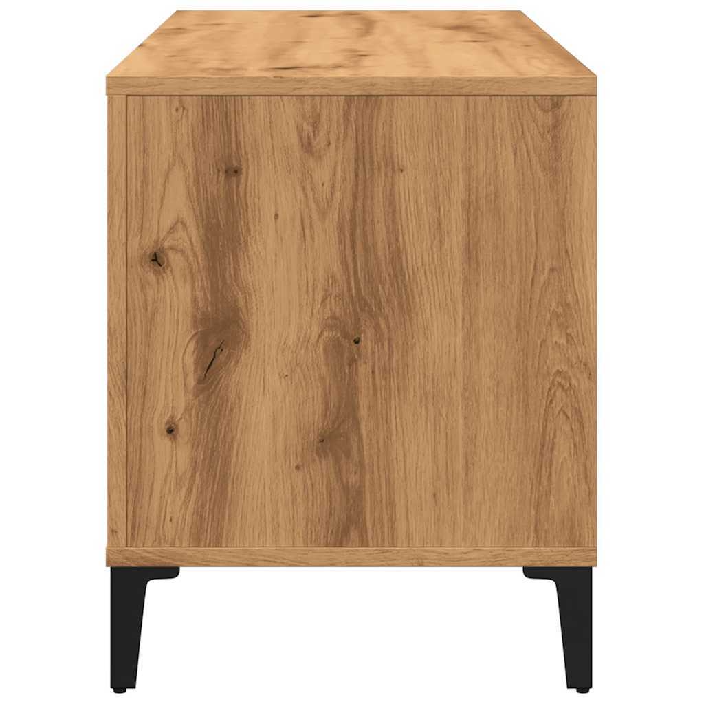 Record Cabinet Artisan Oak 100x38x48 cm Engineered Wood