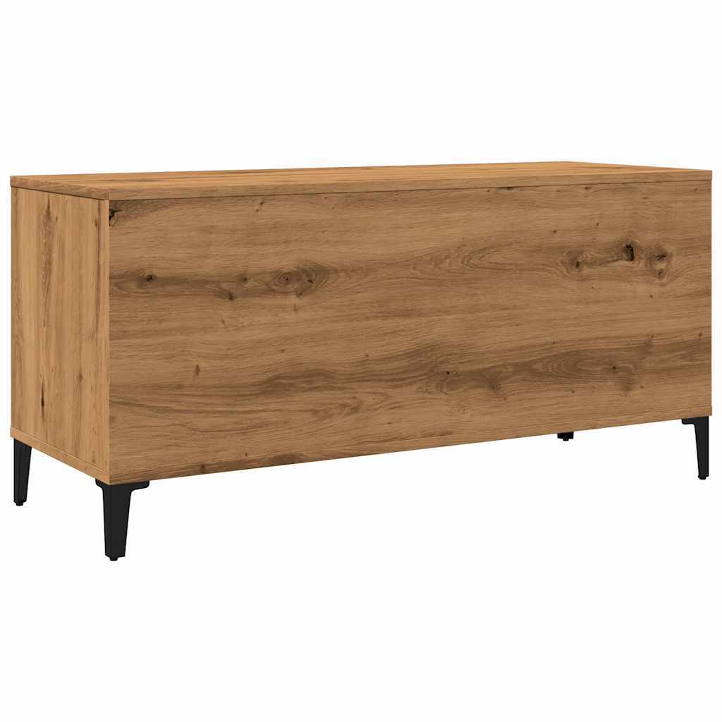 Record Cabinet Artisan Oak 100x38x48 cm Engineered Wood