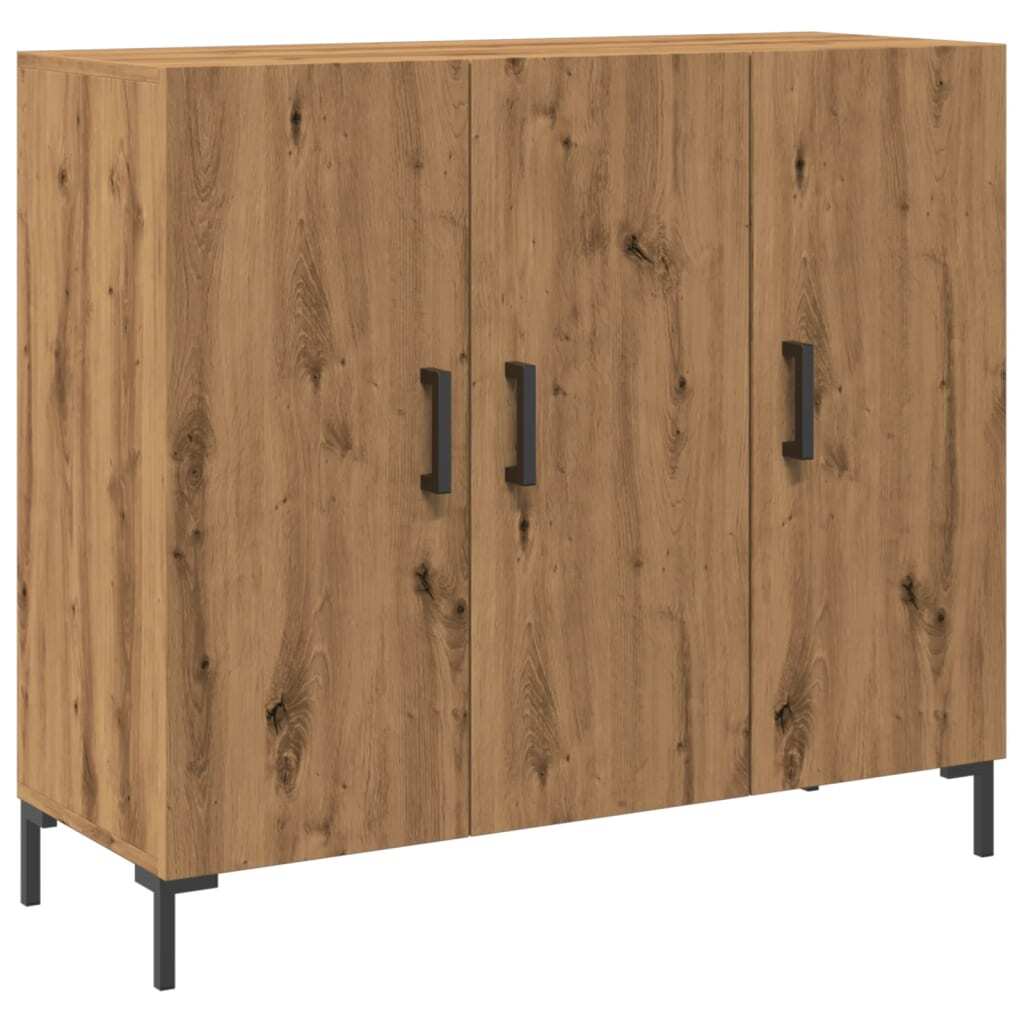 Sideboard Artisian Oak 90x34x80 cm Engineered Wood