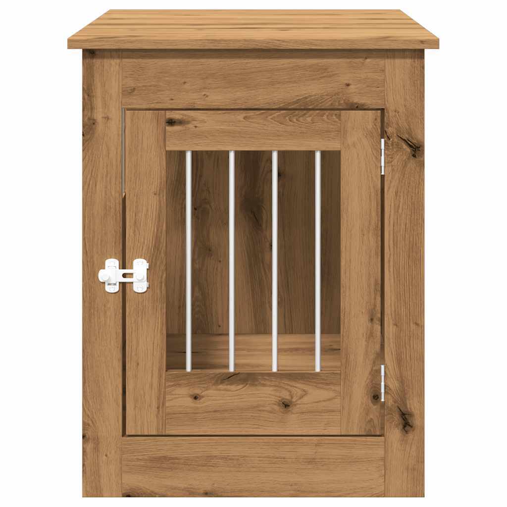 Dog Crate Furniture Artisan Oak 55x80x68 cm Engineered Wood