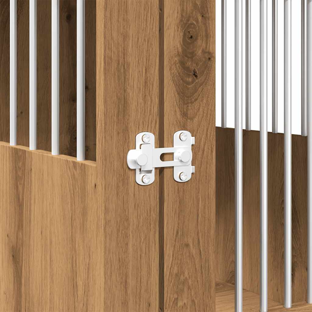 Dog Crate Furniture Artisan Oak 55x80x68 cm Engineered Wood