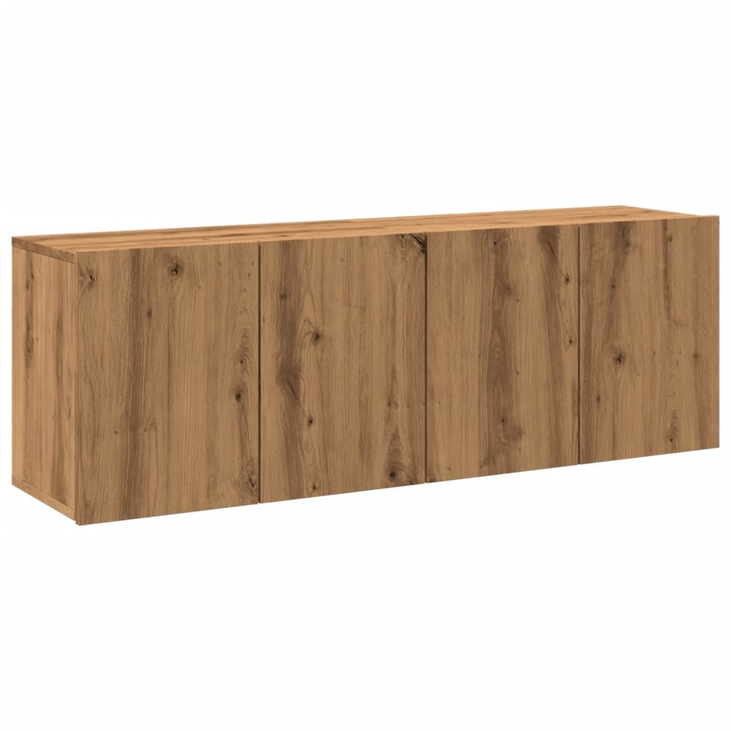 TV Cabinets Wall-mounted 2 pcs Artisian Oak 60x30x41 cm