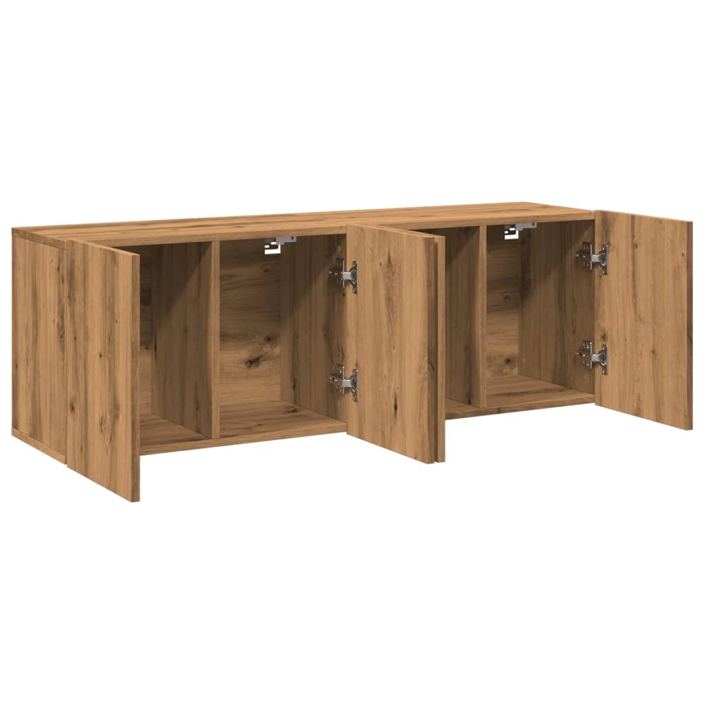 TV Cabinets Wall-mounted 2 pcs Artisian Oak 60x30x41 cm