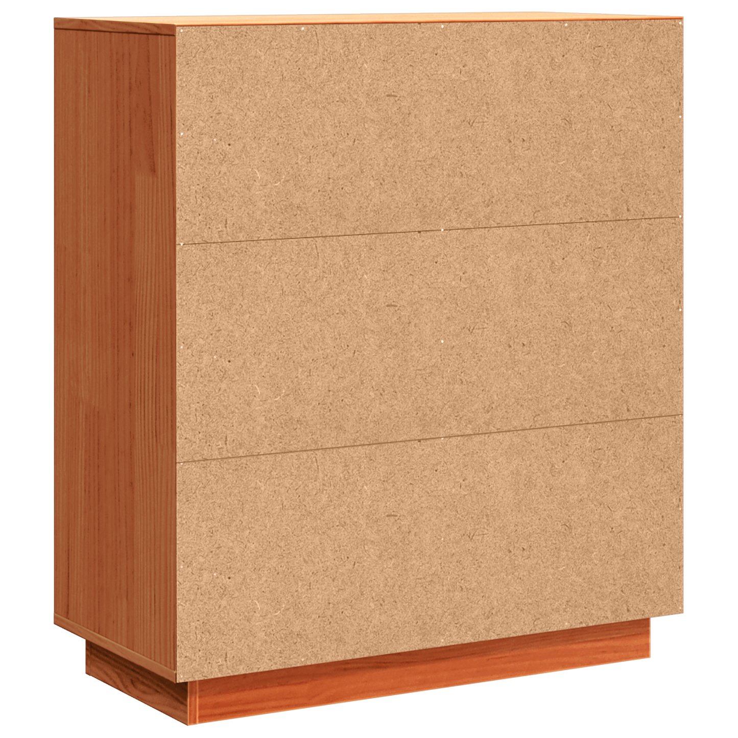 Sideboard Wax brown 70 x 34 x 80 cm Solid pine wood