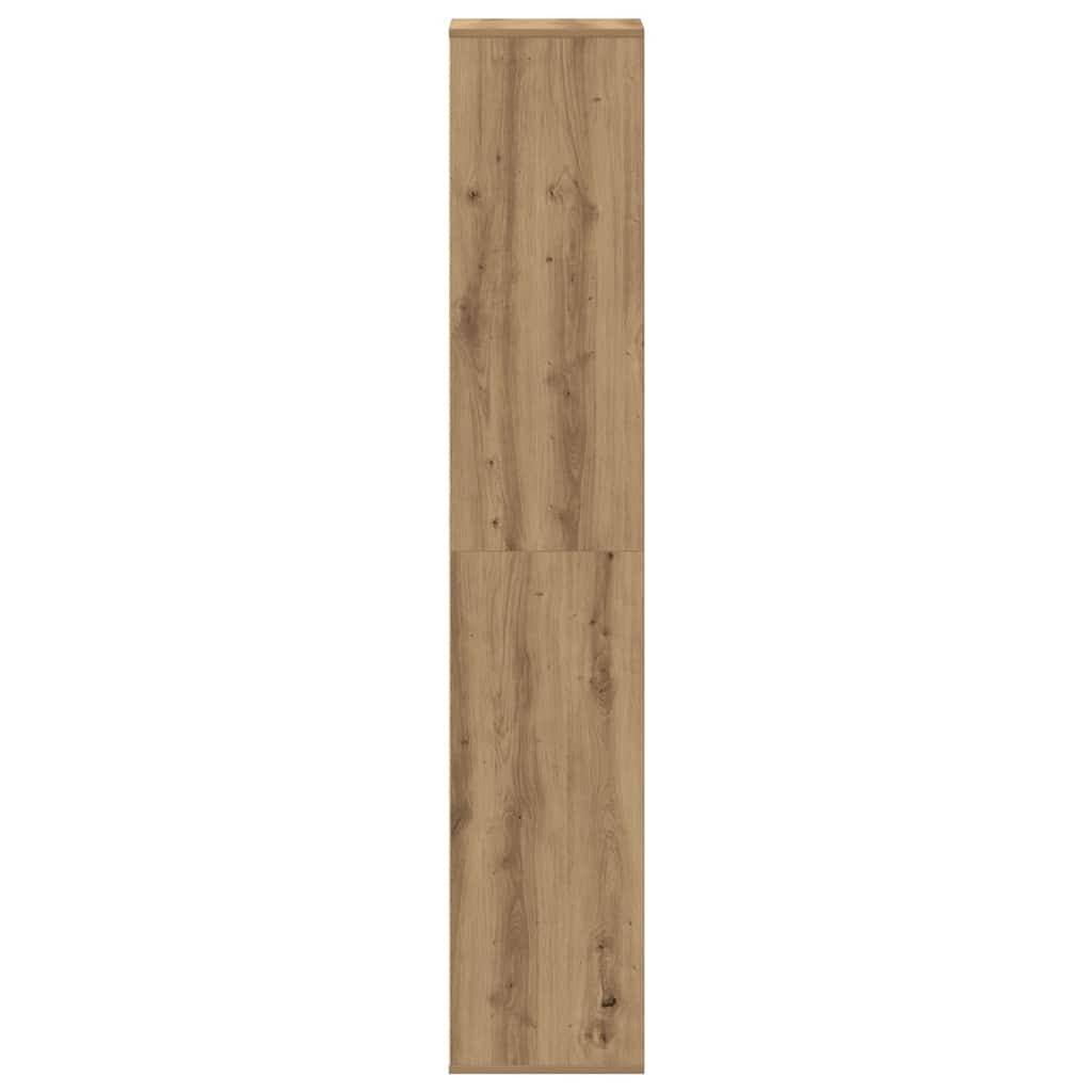 Shoe Cabinet Artisan Oak 54x34x183 cm Engineered Wood
