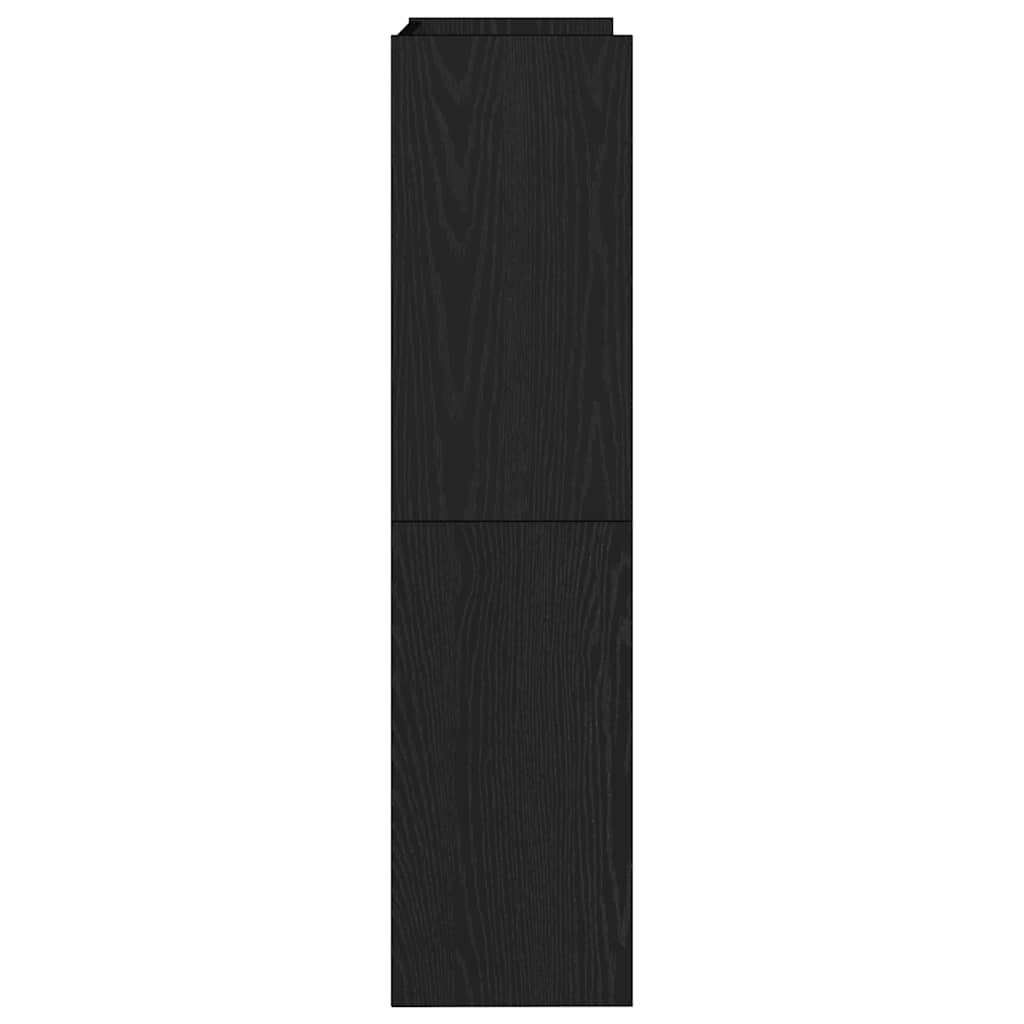 Shoe Rack Black 60x25x100 cm Engineered Wood