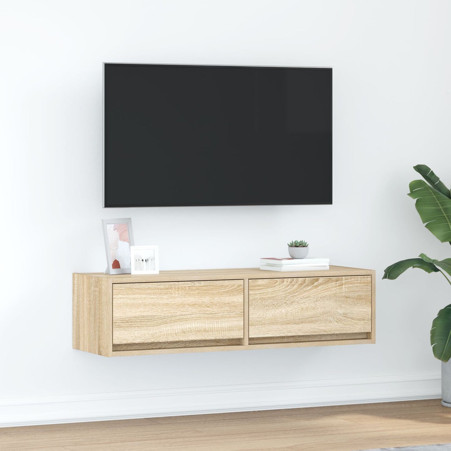 TV Cabinet Sonoma oak 100 x 31 x 25.5 cm Engineered wood