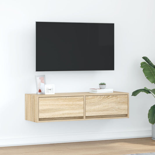 TV Cabinet Sonoma oak 100 x 31 x 25.5 cm Engineered wood