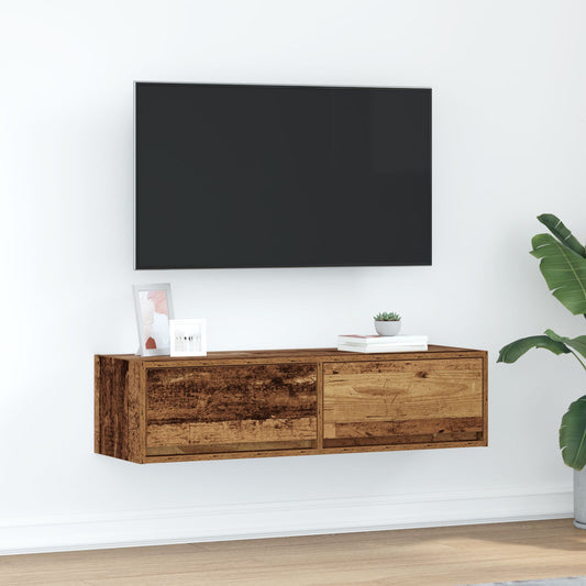 TV Cabinet Old wood 100 x 31 x 25.5 cm Engineered wood