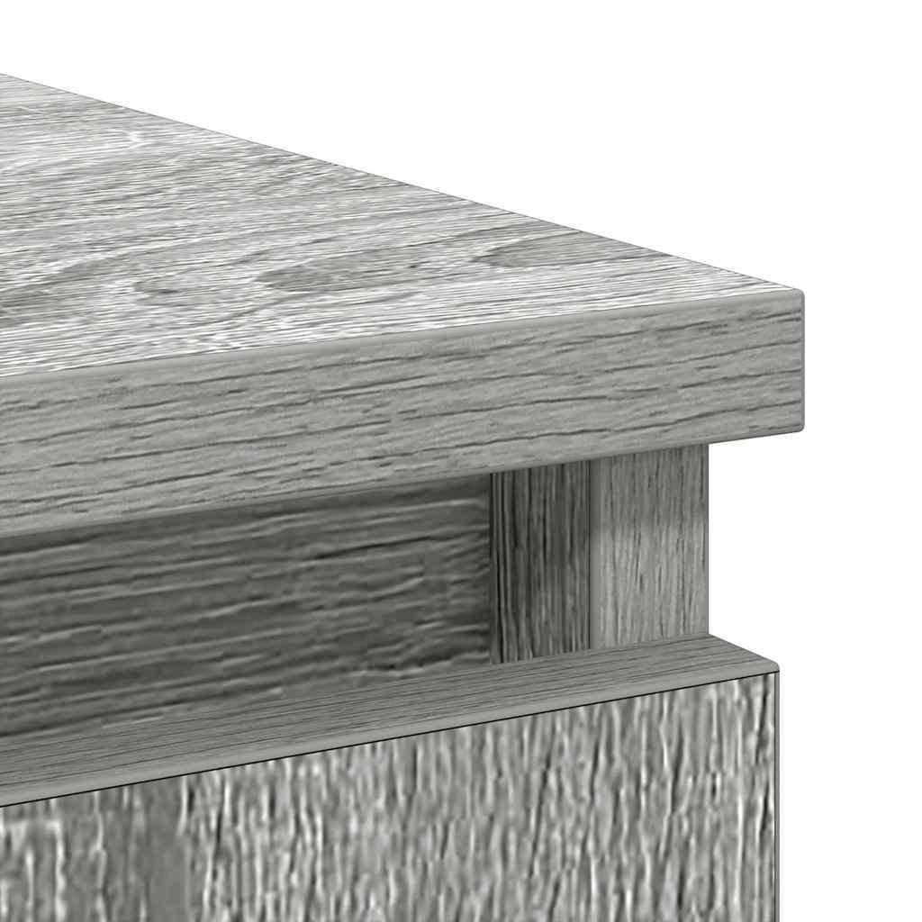 Sideboard with Drawer Grey Sonoma 71x35x65 cm Engineered Wood