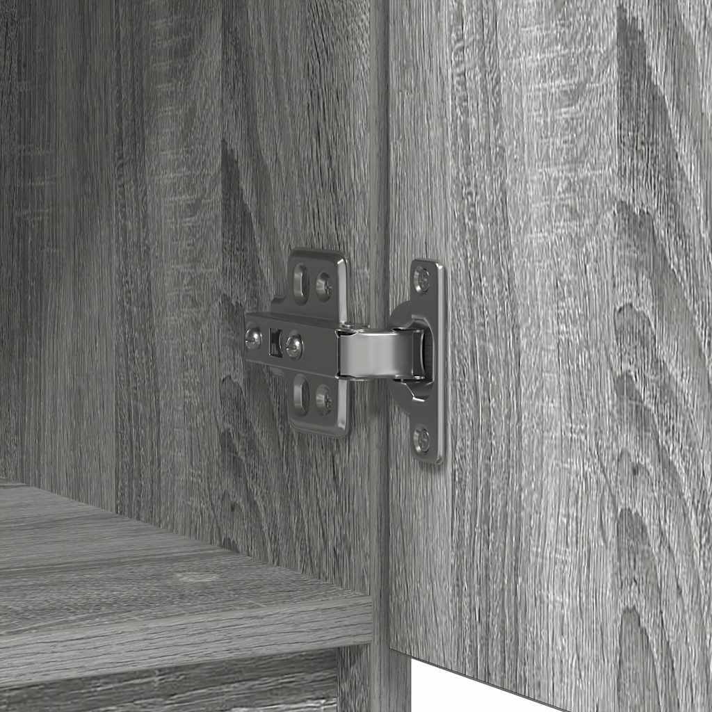 Sideboard with Drawer Grey Sonoma 71x35x65 cm Engineered Wood