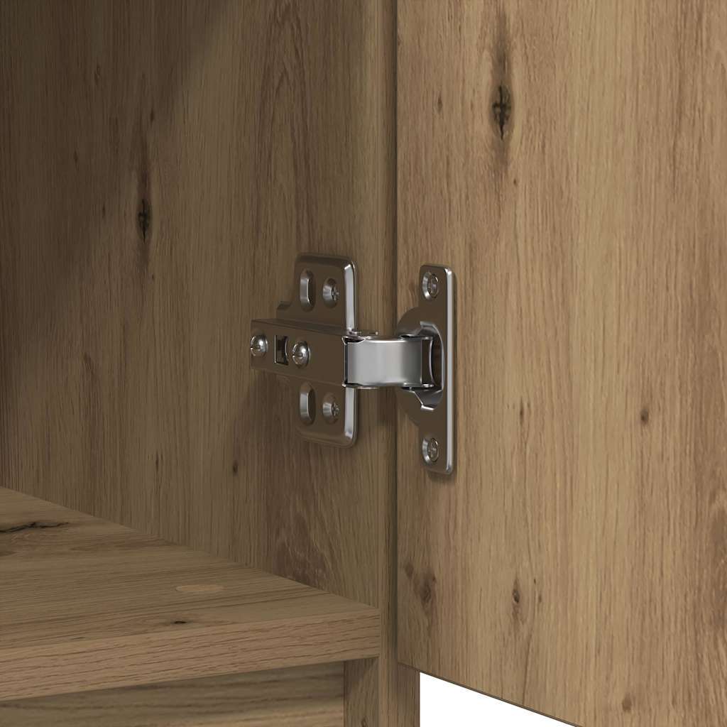 Sideboard with Drawer Artisan Oak 71x35x65 cm Engineered Wood