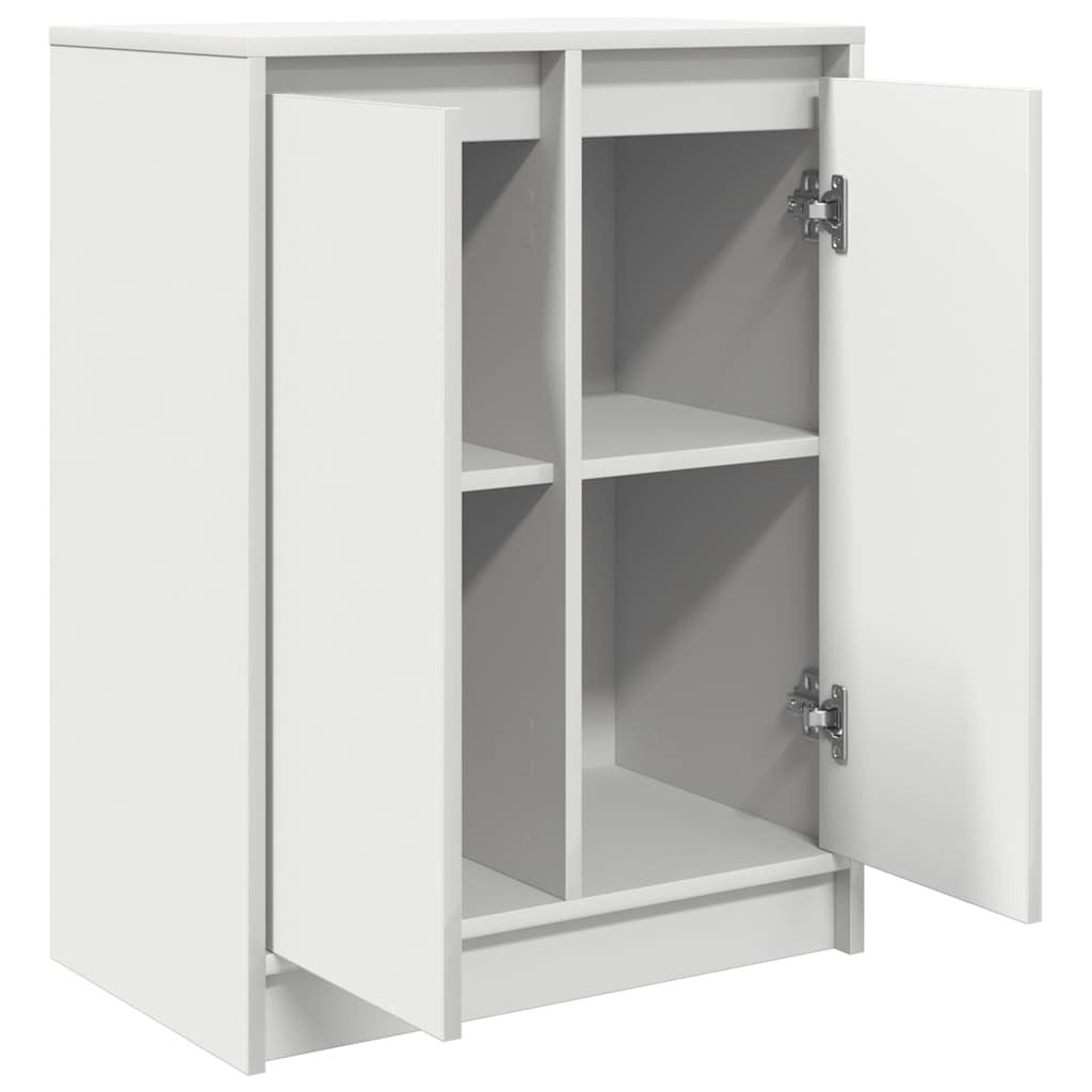 Sideboard White 57x34x76 cm Engineered Wood