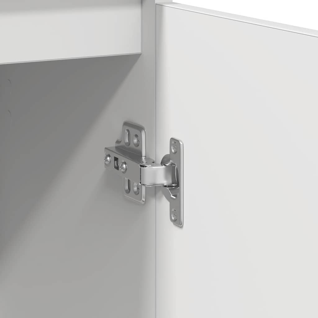 Sideboard White 57x34x76 cm Engineered Wood