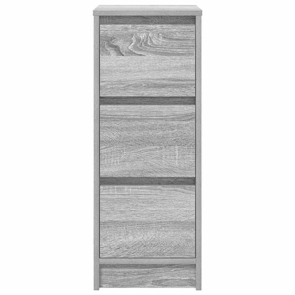 Sideboard Grey Sonoma 29.5x34x76 cm Engineered Wood