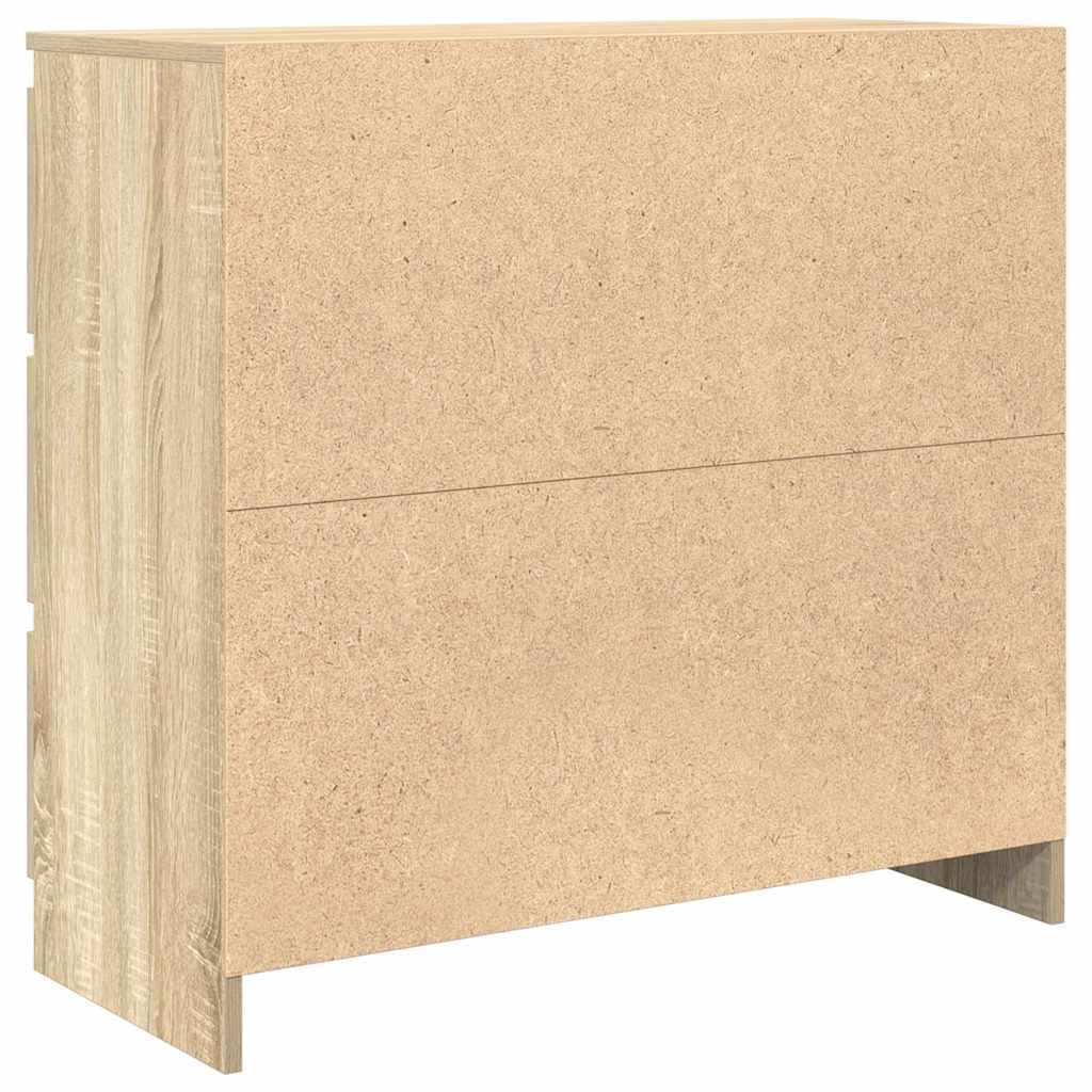 Sideboard Sonoma Oak 80x35x76 cm Engineered Wood