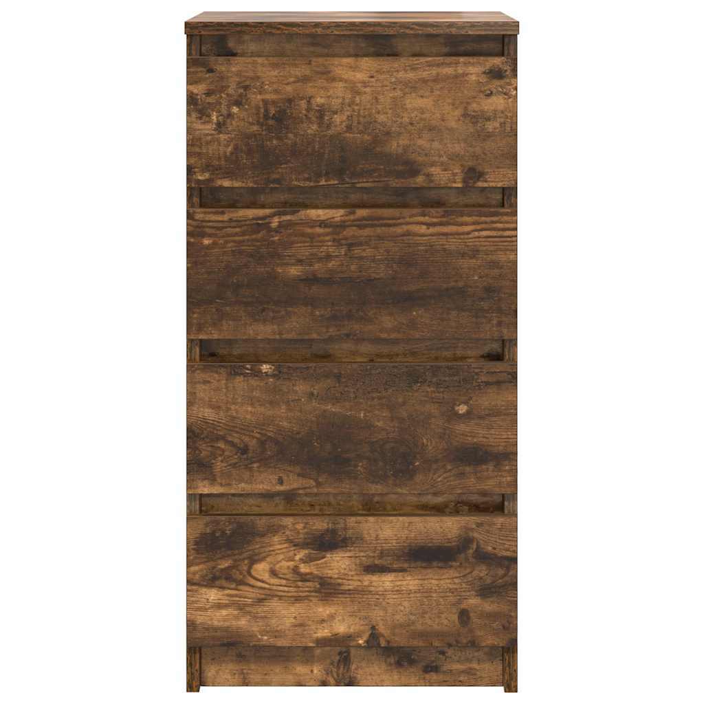 Sideboard Smoked Oak 37.5x35x76 cm Engineered Wood