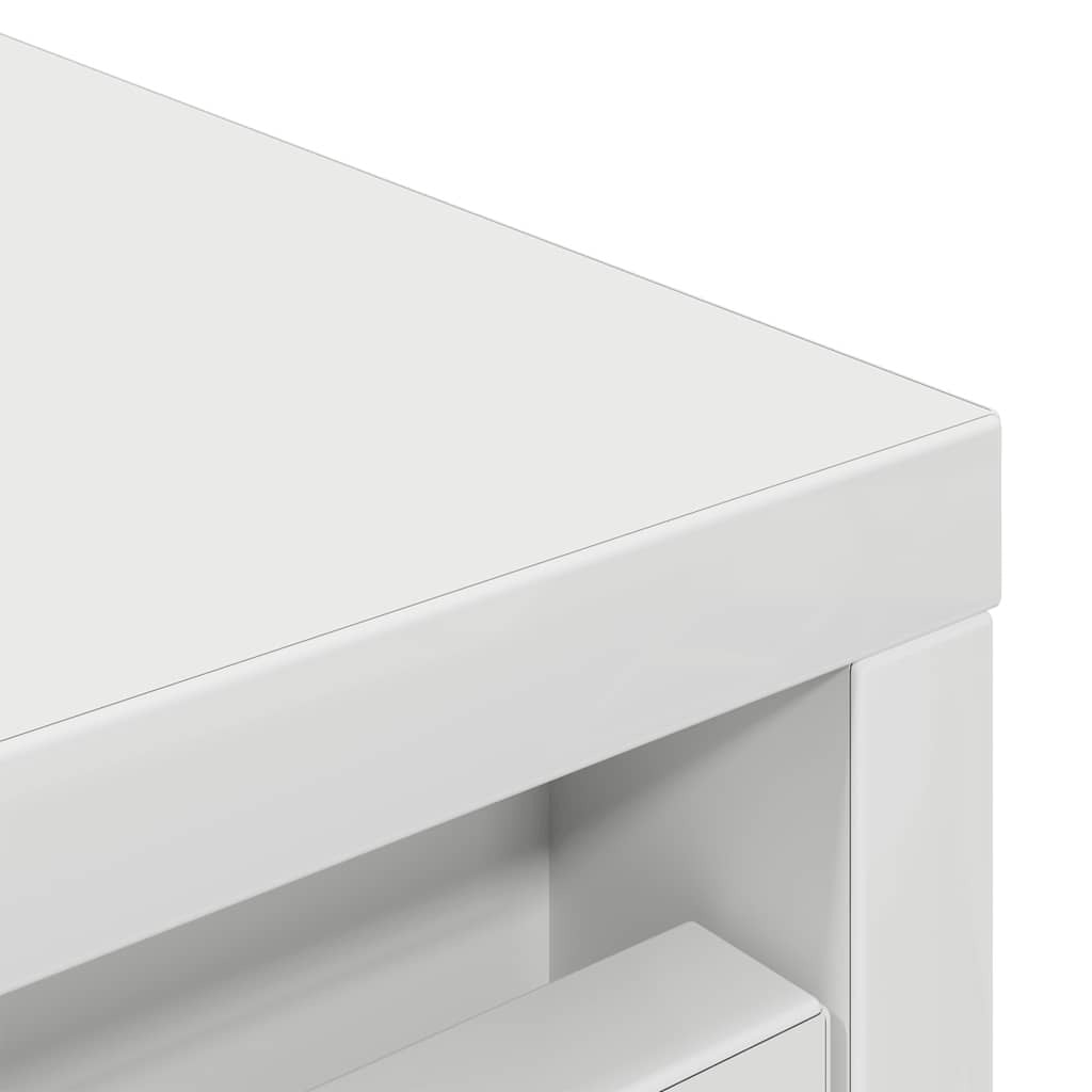 Shoe Cabinet White 57x34x76 cm Engineered Wood