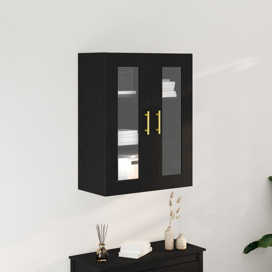 Wall-mounted Cabinet Wall-mounted Black oak 69.5 x 34 x 90 cm