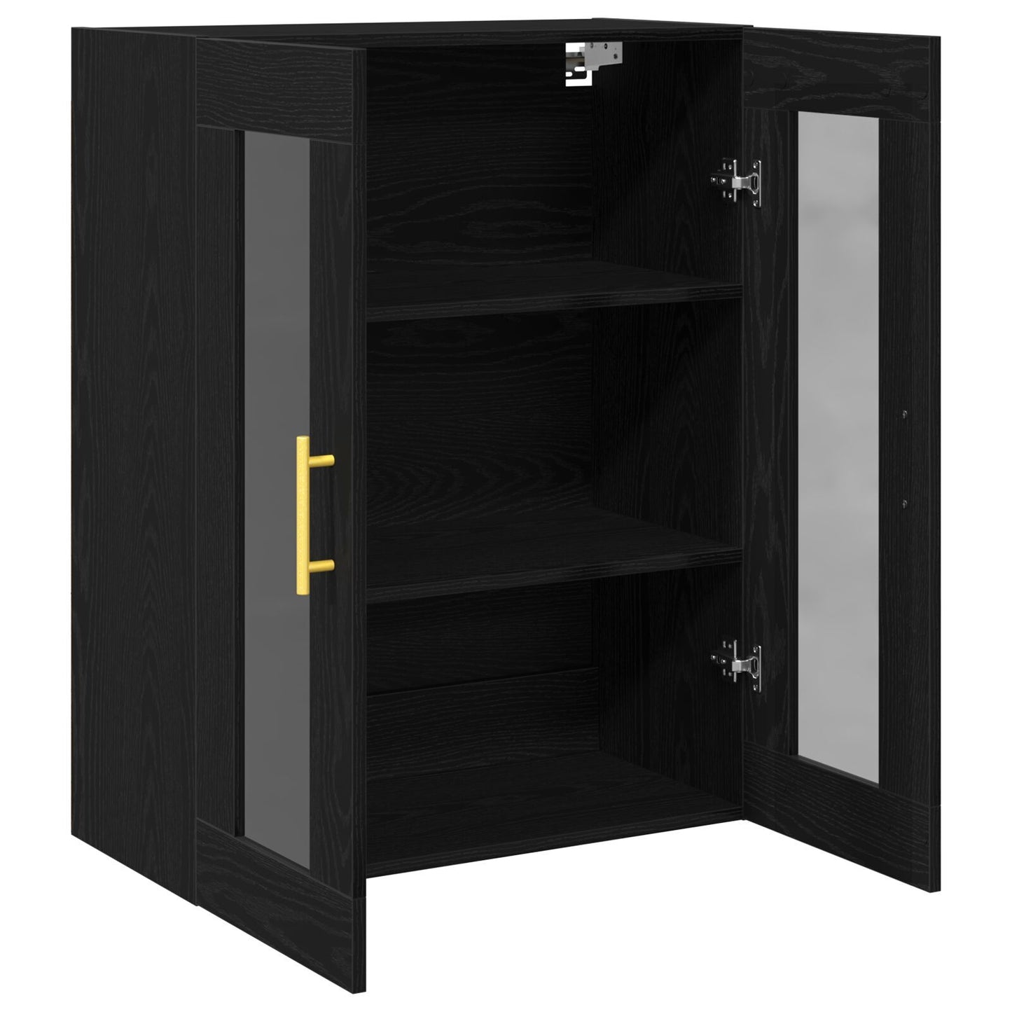 Wall-mounted Cabinet Wall-mounted Black oak 69.5 x 34 x 90 cm