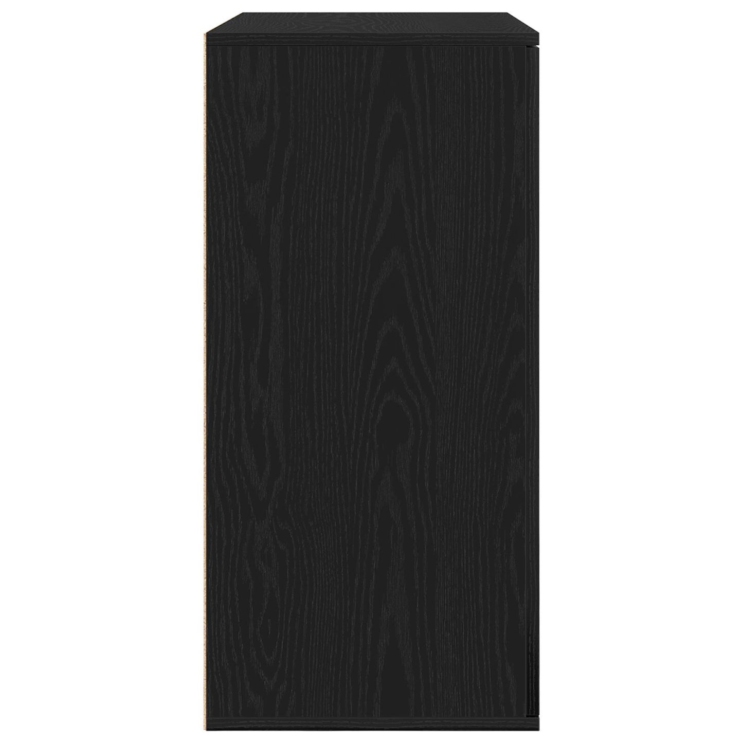 Sideboard Black oak 79 x 38 x 80 cm Engineered wood