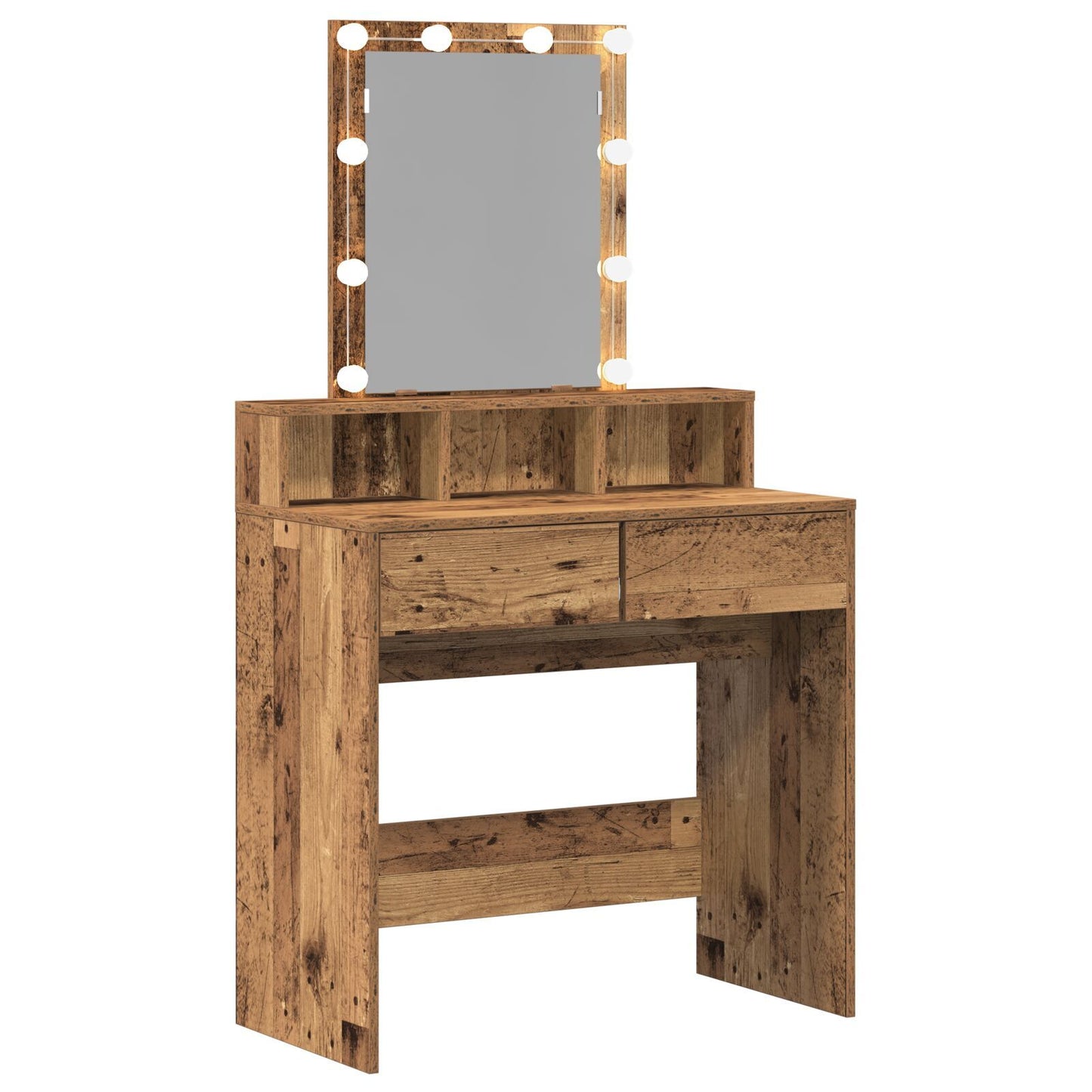Dressing Table Old Wood 80 x 41 x 144.5 cm Engineered wood