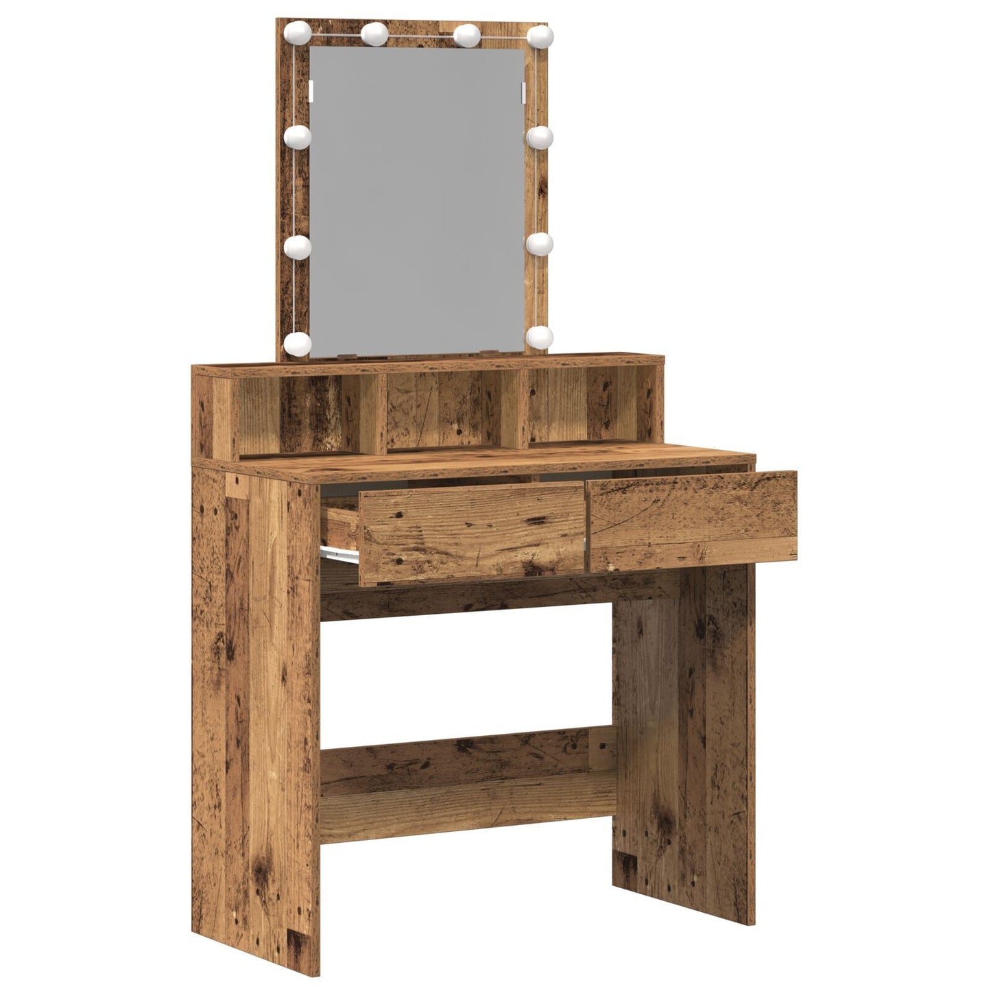 Dressing Table Old Wood 80 x 41 x 144.5 cm Engineered wood