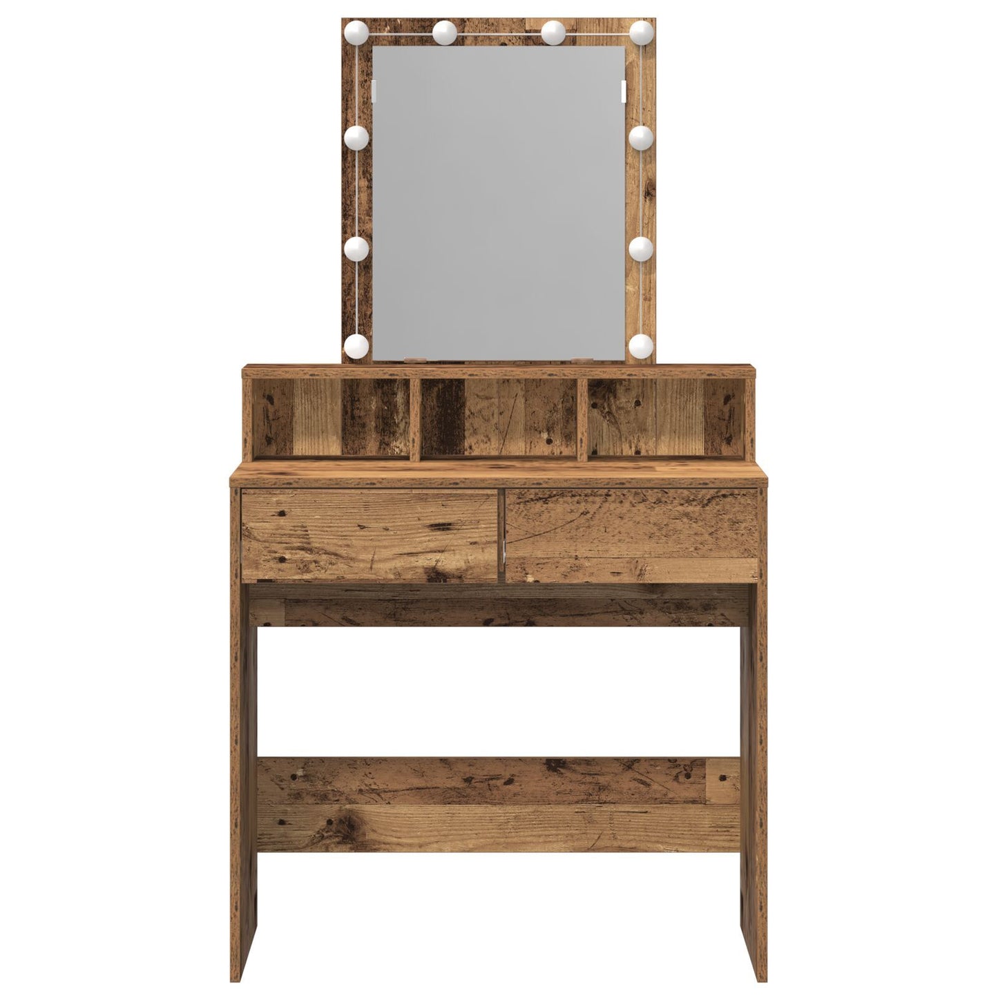 Dressing Table Old Wood 80 x 41 x 144.5 cm Engineered wood