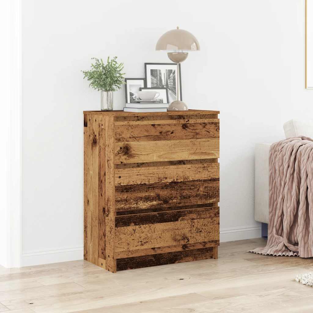 Sideboard Old Wood 60x35x76 cm Engineered Wood