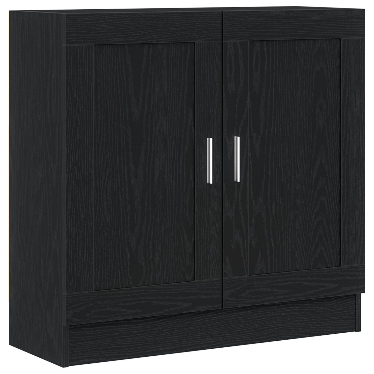 Book Cabinet Black oak 82.5 x 30.5 x 80 cm Engineered wood