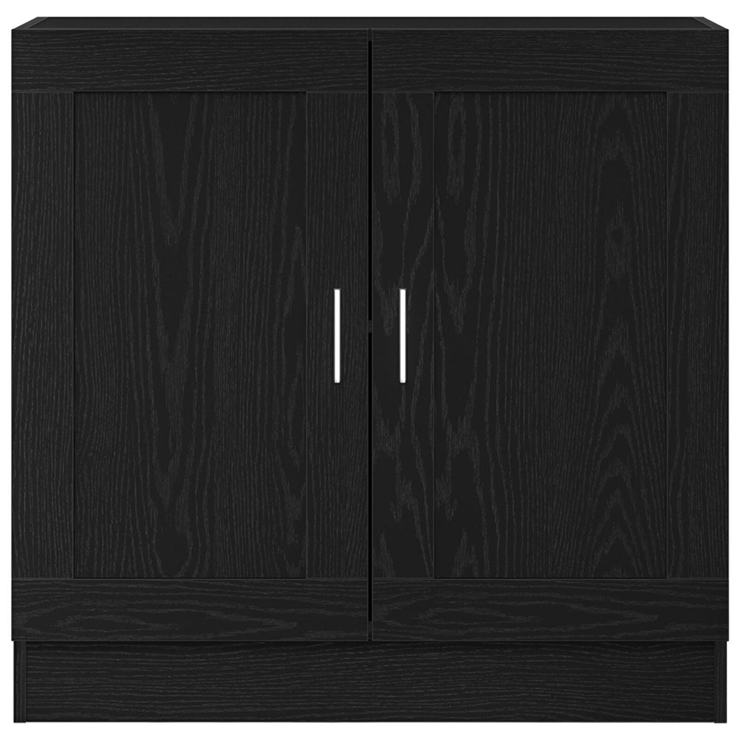 Book Cabinet Black oak 82.5 x 30.5 x 80 cm Engineered wood
