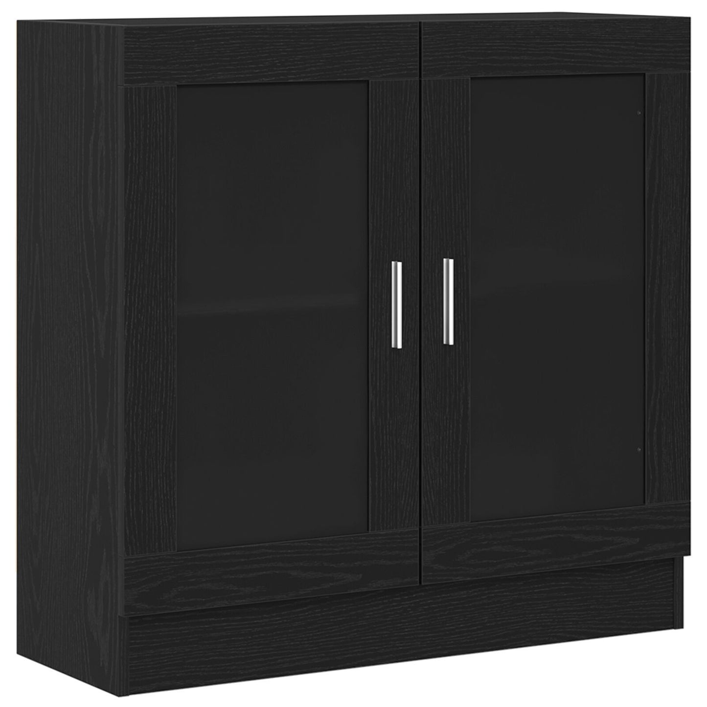 Book Cabinet Black oak 82.5 x 30.5 x 80 cm Engineered Wood