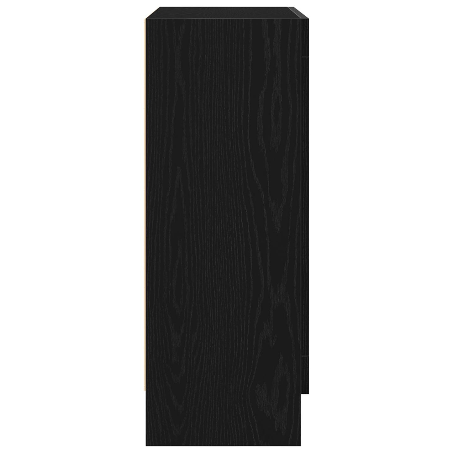 Book Cabinet Black oak 82.5 x 30.5 x 80 cm Engineered Wood