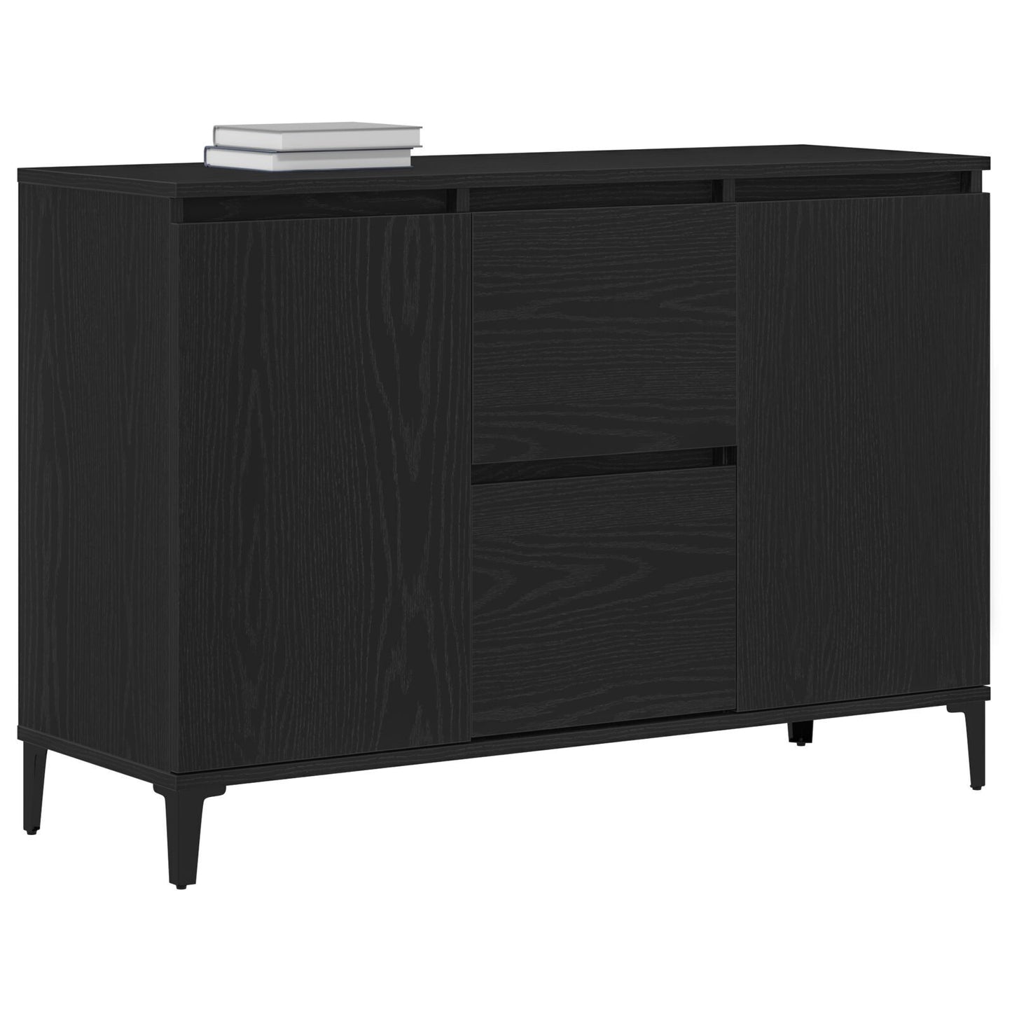 Sideboard with Drawer Black 104 x 35 x 70 cm Engineered wood