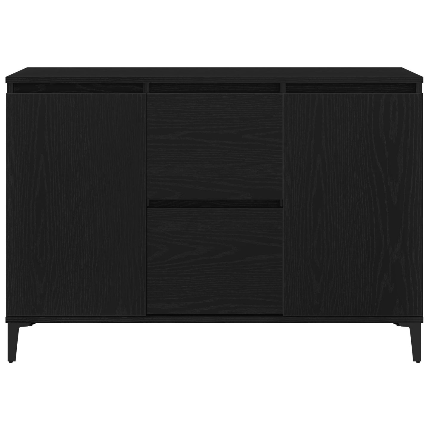 Sideboard with Drawer Black 104 x 35 x 70 cm Engineered wood