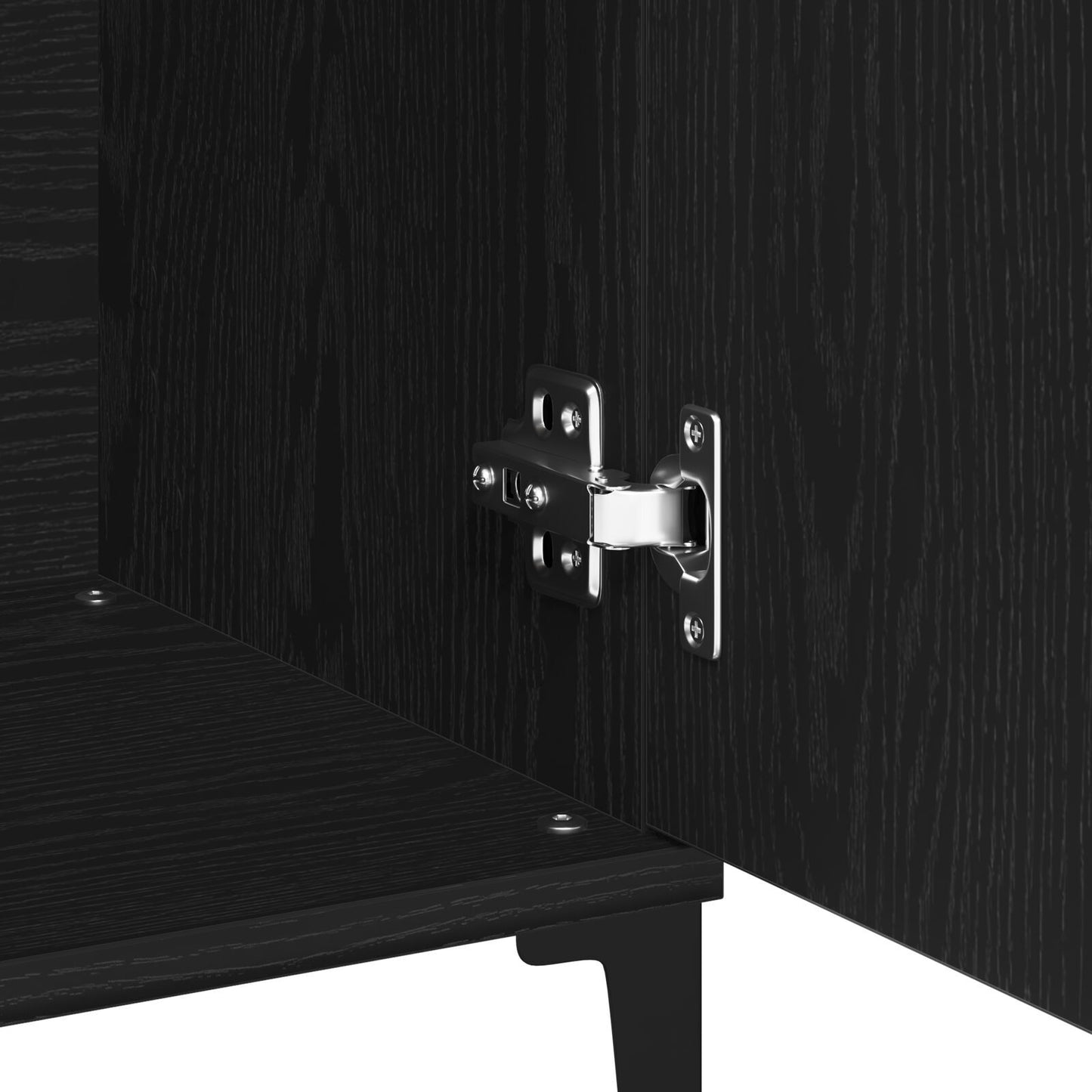 Sideboard with Drawer Black 104 x 35 x 70 cm Engineered wood